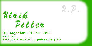 ulrik piller business card